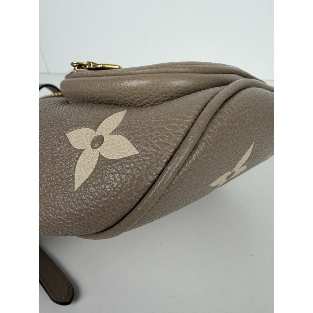 Louis Vuitton Empreinte Mini Bumbag in Tourterelle and Cream Leather NFC U1 - Picture 4 of 16